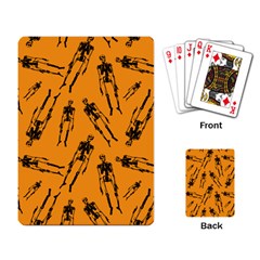 Halloween Skeletons  Playing Card