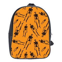 Halloween Skeletons  School Bag (large)