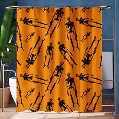 Halloween Skeletons  Shower Curtain 60  X 72  (medium)  by iCreate