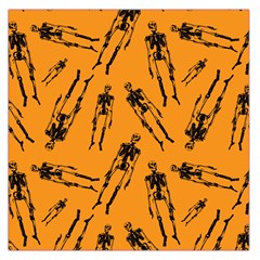 Halloween Skeletons  Large Satin Scarf (Square)