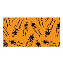 Halloween Skeletons  Satin Shawl