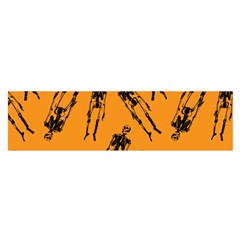 Halloween Skeletons  Satin Scarf (Oblong)