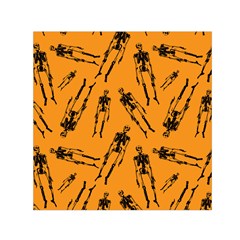 Halloween Skeletons  Small Satin Scarf (Square)