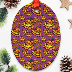 1pattern Halloween Colorfuljack Icreate Ornament (oval)