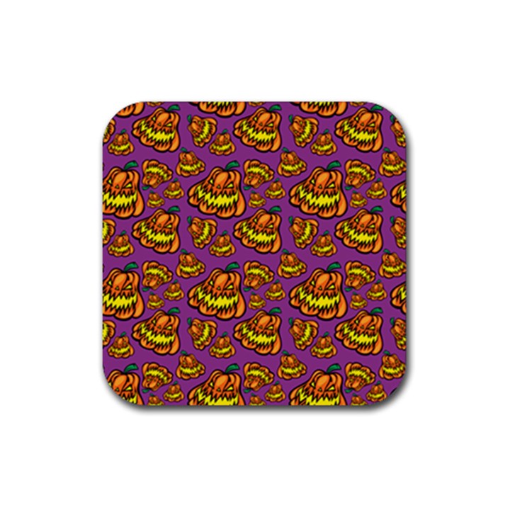 1pattern Halloween Colorfuljack Icreate Rubber Coaster (Square) 