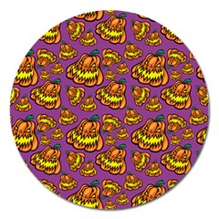 1pattern Halloween Colorfuljack Icreate Magnet 5  (round) by iCreate