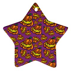 1pattern Halloween Colorfuljack Icreate Star Ornament (two Sides)