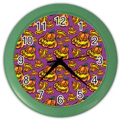 1pattern Halloween Colorfuljack Icreate Color Wall Clocks by iCreate