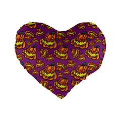 1pattern Halloween Colorfuljack Icreate Standard 16  Premium Heart Shape Cushions