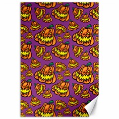 Halloween Colorful Jackolanterns  Canvas 12  X 18   by iCreate