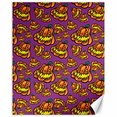 Halloween Colorful Jackolanterns  Canvas 16  X 20   by iCreate