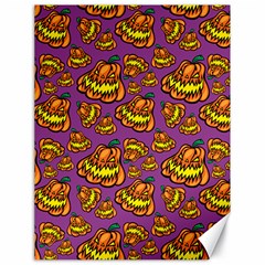 Halloween Colorful Jackolanterns  Canvas 18  X 24   by iCreate