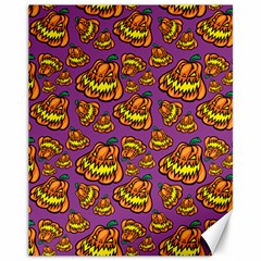 Halloween Colorful Jackolanterns  Canvas 11  X 14   by iCreate