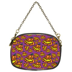 Halloween Colorful Jackolanterns  Chain Purses (one Side)  by iCreate