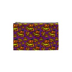 Halloween Colorful Jackolanterns  Cosmetic Bag (small)  by iCreate