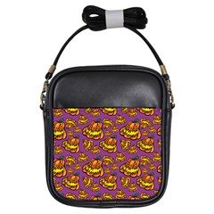 Halloween Colorful Jackolanterns  Girls Sling Bags by iCreate