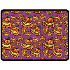 Halloween Colorful Jackolanterns  Fleece Blanket (large)  by iCreate