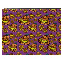 Halloween Colorful Jackolanterns  Cosmetic Bag (xxxl)  by iCreate