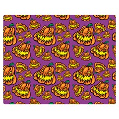 Halloween Colorful Jackolanterns  Double Sided Flano Blanket (medium)  by iCreate