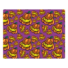 Halloween Colorful Jackolanterns  Double Sided Flano Blanket (large)  by iCreate