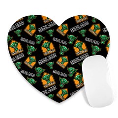 Halloween Ghoul Zone Icreate Heart Mousepads by iCreate