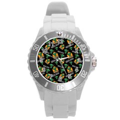 Halloween Ghoul Zone Icreate Round Plastic Sport Watch (l) by iCreate