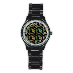 Halloween Ghoul Zone Icreate Stainless Steel Round Watch by iCreate