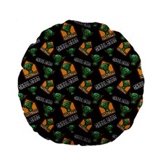 Halloween Ghoul Zone Icreate Standard 15  Premium Flano Round Cushions by iCreate