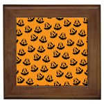 Halloween Jackolantern Pumpkins iCreate Framed Tiles Front