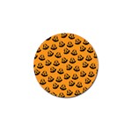 Halloween Jackolantern Pumpkins iCreate Golf Ball Marker (4 pack) Front