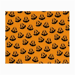 Halloween Jackolantern Pumpkins Icreate Small Glasses Cloth (2-side) by iCreate