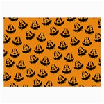 Halloween Jackolantern Pumpkins iCreate Large Glasses Cloth (2-Side) Front