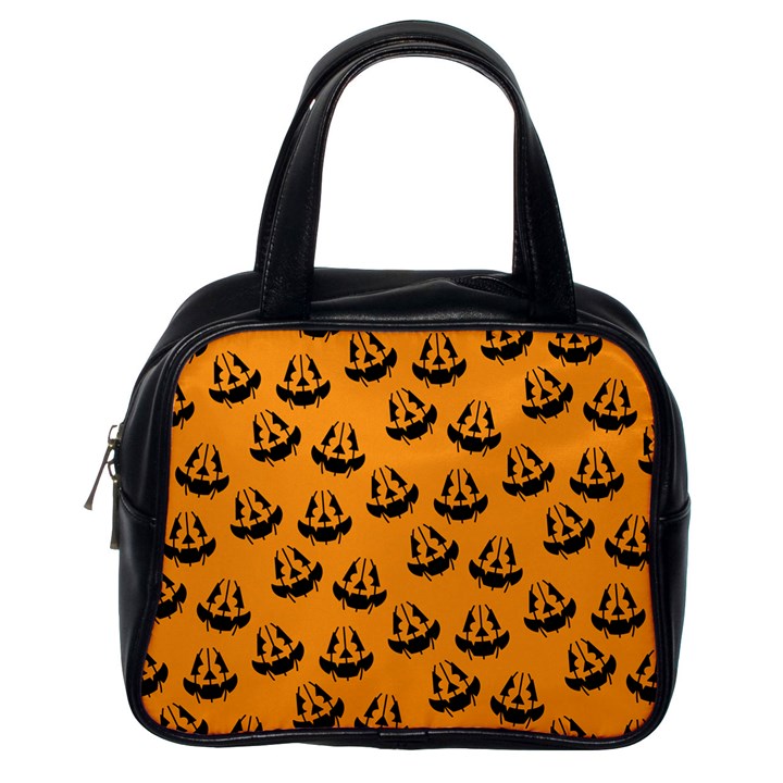 Halloween Jackolantern Pumpkins iCreate Classic Handbags (One Side)