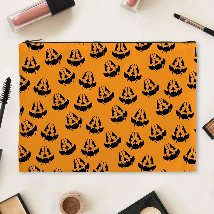 Halloween Jackolantern Pumpkins iCreate Cosmetic Bag (XL)