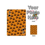 Halloween Jackolantern Pumpkins iCreate Playing Cards 54 (Mini)  Front - Spade5