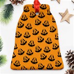 Halloween Jackolantern Pumpkins iCreate Ornament (Bell) Front