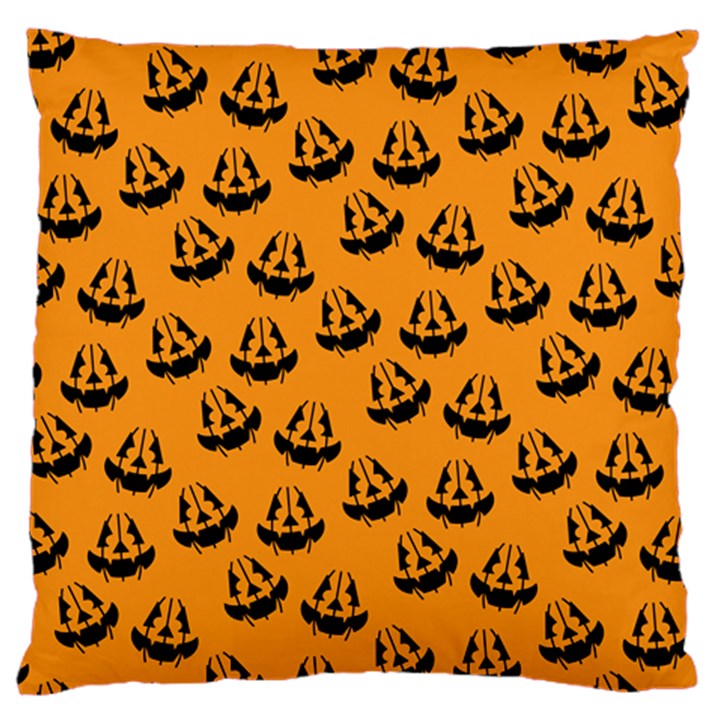 Halloween Jackolantern Pumpkins iCreate Large Flano Cushion Case (Two Sides)