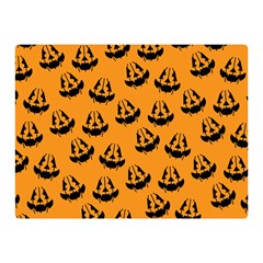 Halloween Jackolantern Pumpkins Icreate Double Sided Flano Blanket (mini)  by iCreate