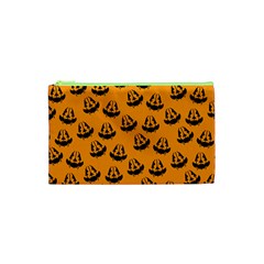 Halloween Jackolantern Pumpkins Icreate Cosmetic Bag (xs) by iCreate