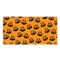 Halloween Jackolantern Pumpkins iCreate Satin Shawl