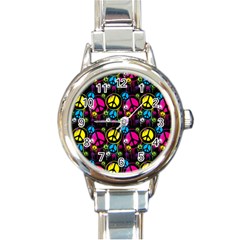 Peace Drips iCreate Round Italian Charm Watch