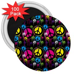 Peace Drips iCreate 3  Magnets (100 pack)