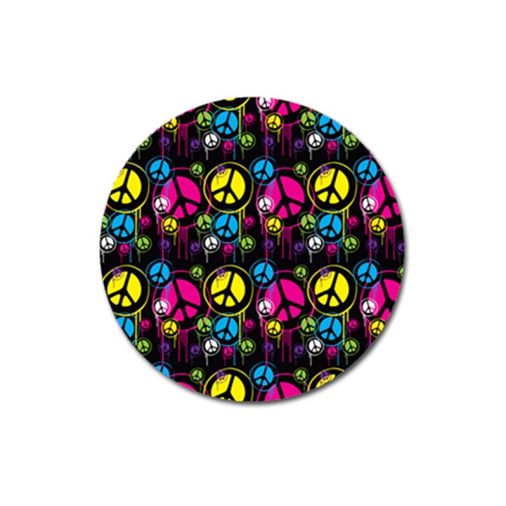 Peace Drips iCreate Magnet 3  (Round)