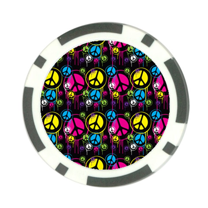 Peace Drips iCreate Poker Chip Card Guard