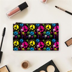 Peace Drips Icreate Cosmetic Bag (small)  by iCreate