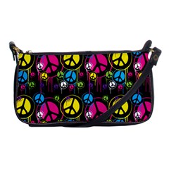 Peace Drips Icreate Shoulder Clutch Bags by iCreate