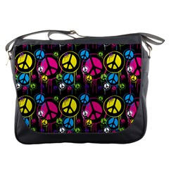 Peace Drips Icreate Messenger Bags by iCreate