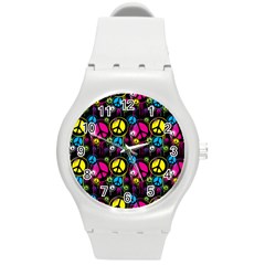 Peace Drips iCreate Round Plastic Sport Watch (M)