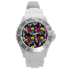 Peace Drips iCreate Round Plastic Sport Watch (L)