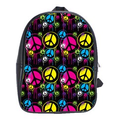 Peace Drips Icreate School Bag (xl) by iCreate